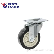 TPU Patente de serviço leve Pu Caster em vermelho